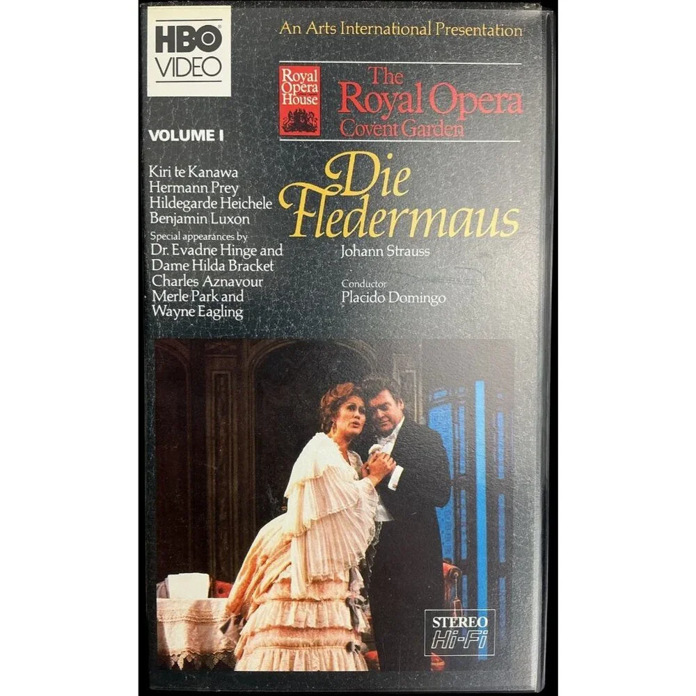 The Royal Opera Covent Gardens Die Fledermaus Volume I  VHS 1984